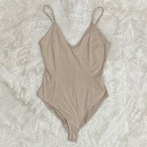 Forever 21 Velour like Tank Top Bodysuit Small Size